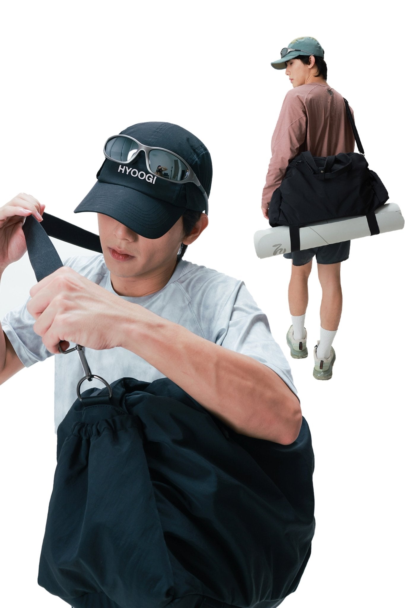 Black - bag with model